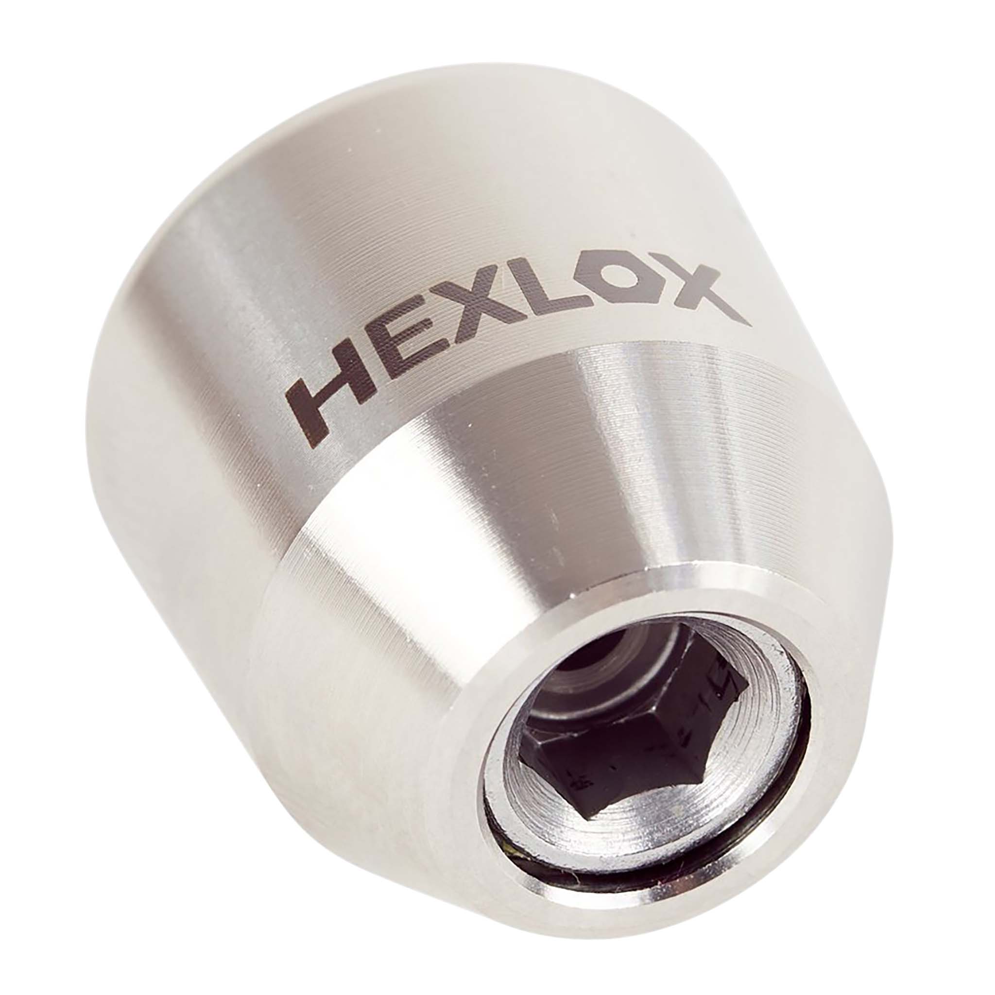 HEXLOX 120mm スルーアクスル　key付き Hexlox quick release axle - protection against theft