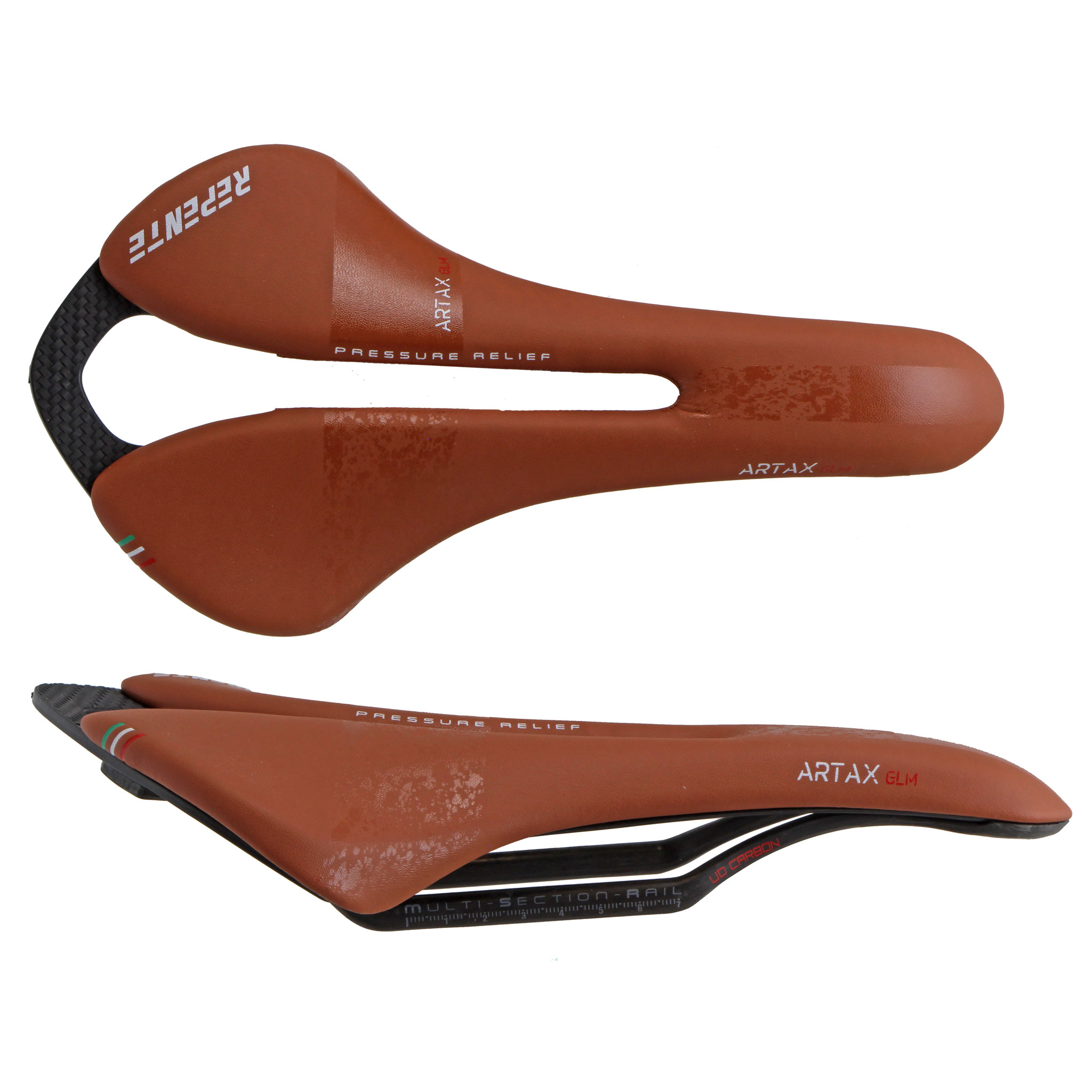Leonardi Repente Artax GLM Saddle, Brown Mud