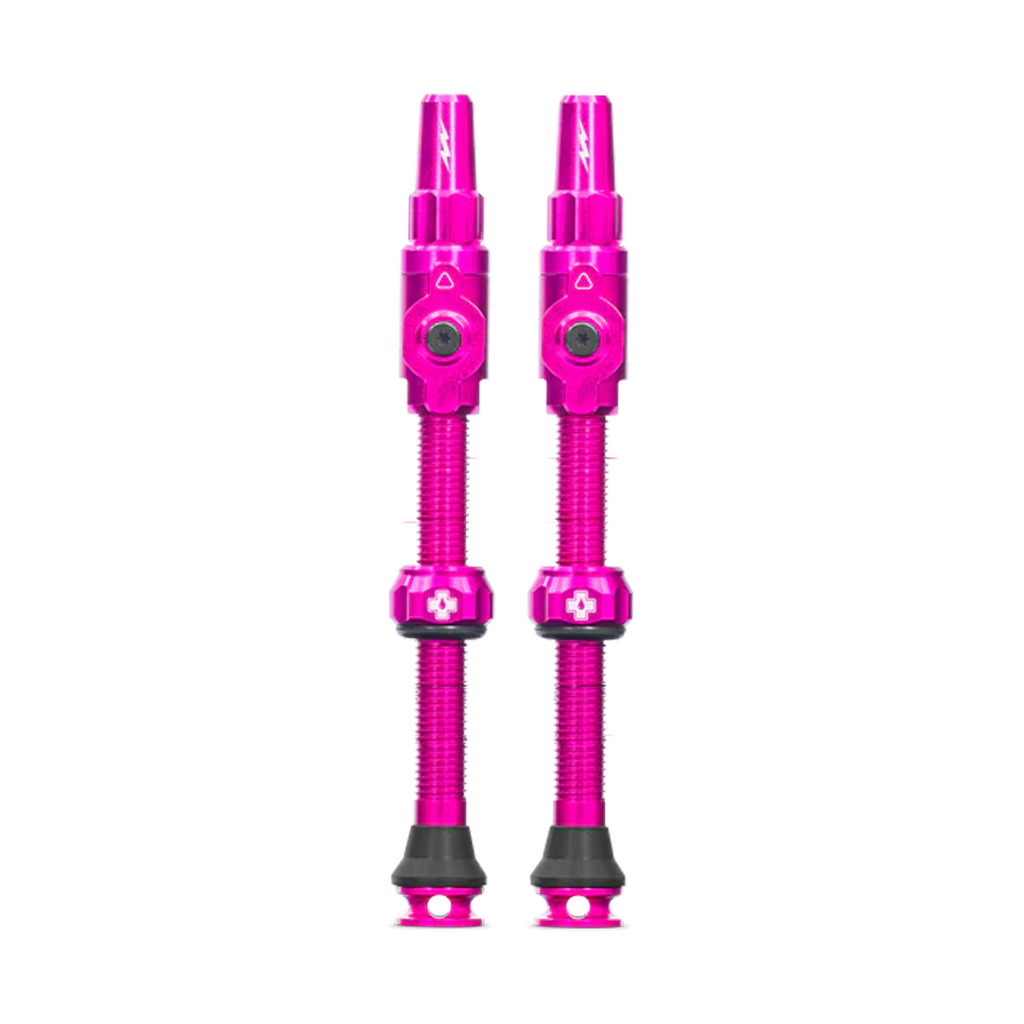 Muc-Off Big Bore Lite Pink Tubeless Valve Stems - High-Flow CNC Aluminum 9090₽