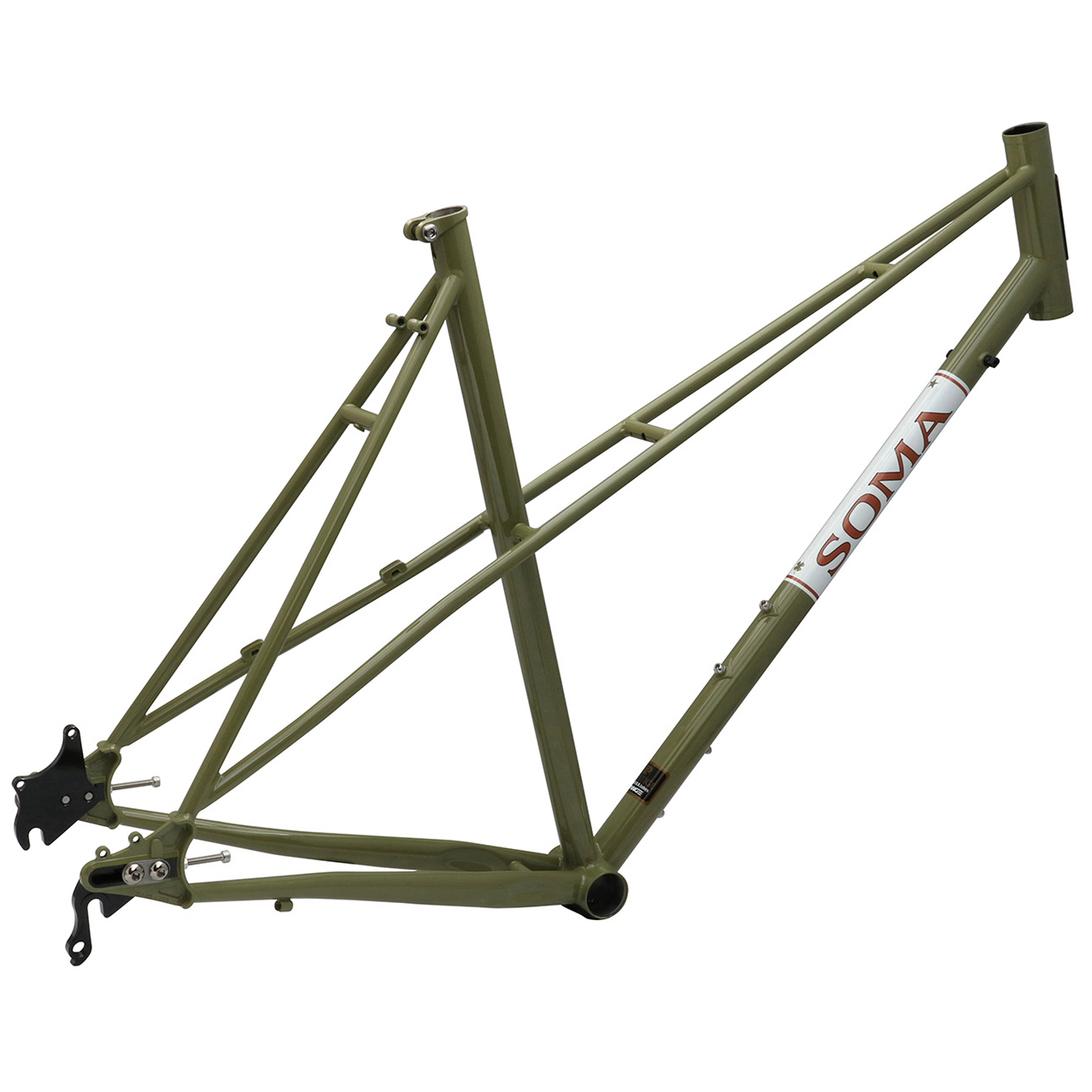 Soma Buena Vista Disc Mixte Frame/Fork, 50cm – Olive Green – BNG