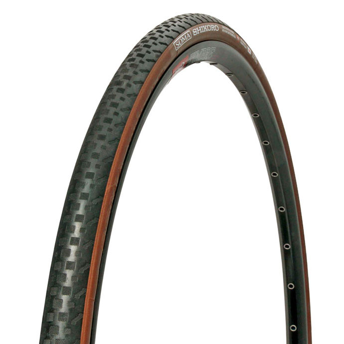 Soma Shikoro Road Tire 700c 42mm Black/Brown Non-Tubeless | eBay