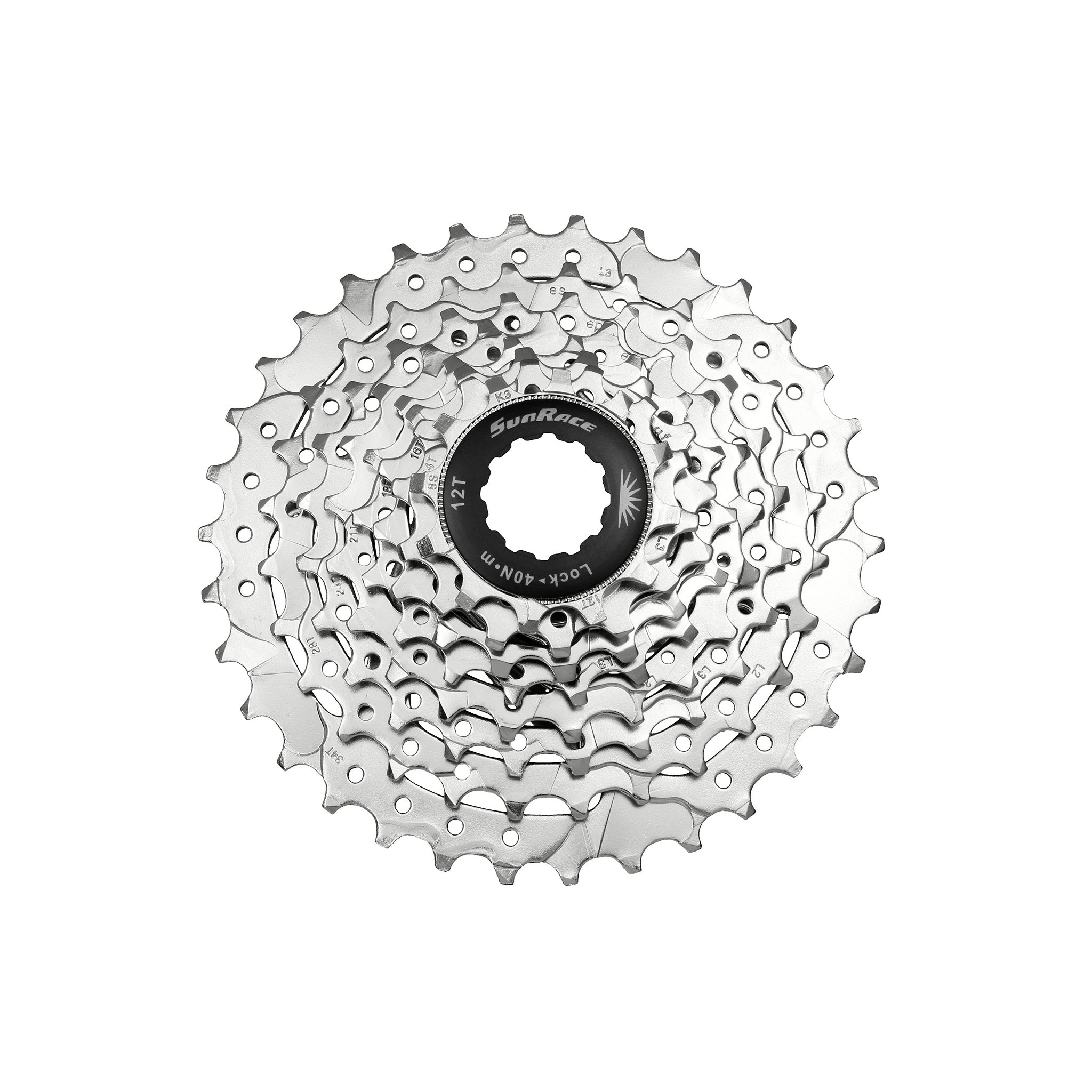 Sunrace CS-M66 11-34T 8-Speed Cassette with Super Fluid Drive
